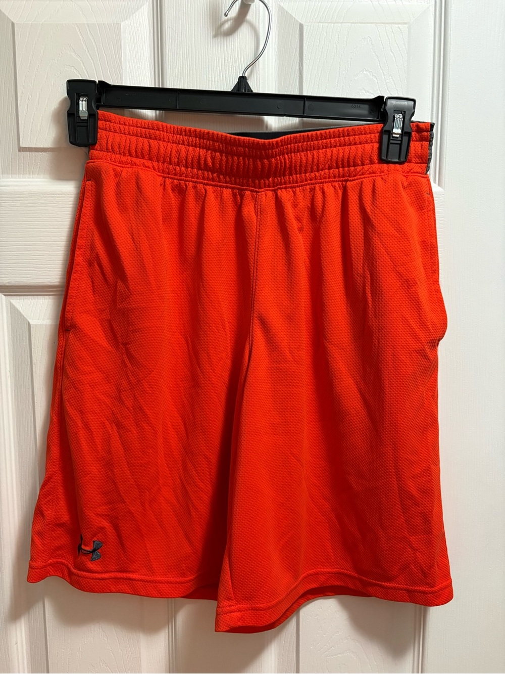 Under Armour Men’s Bright Orange Athletic Mesh Shorts